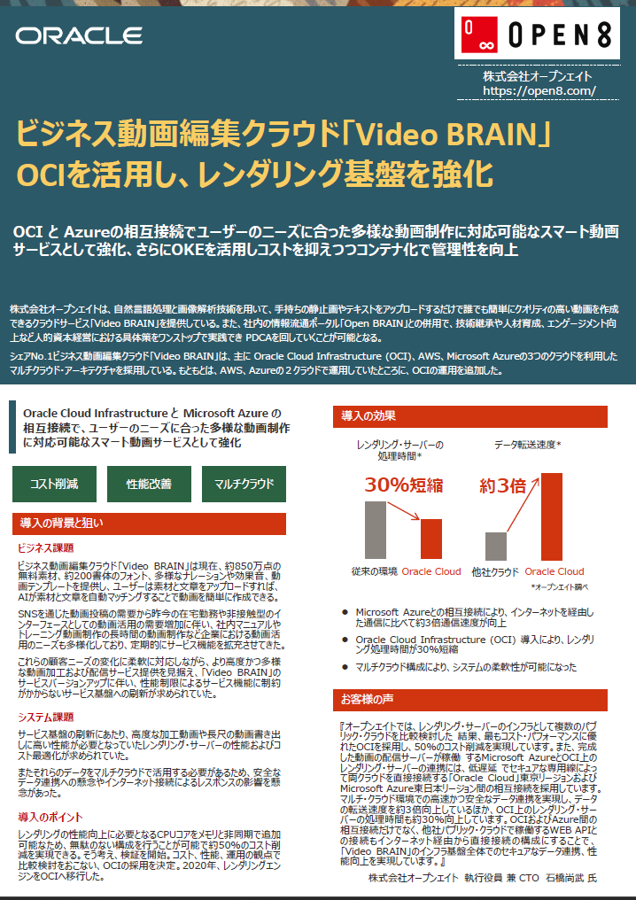 オープンエイト事例