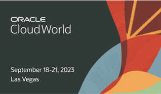 Data Management at Oracle CloudWorld 2023